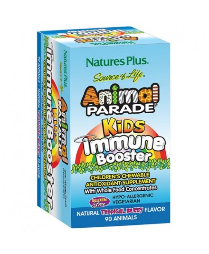 Nature's Plus Animal Parade Kids Immune Booster 90 μασώμενες ταμπλέτες